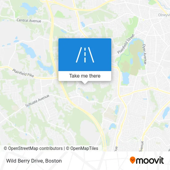 Wild Berry Drive map