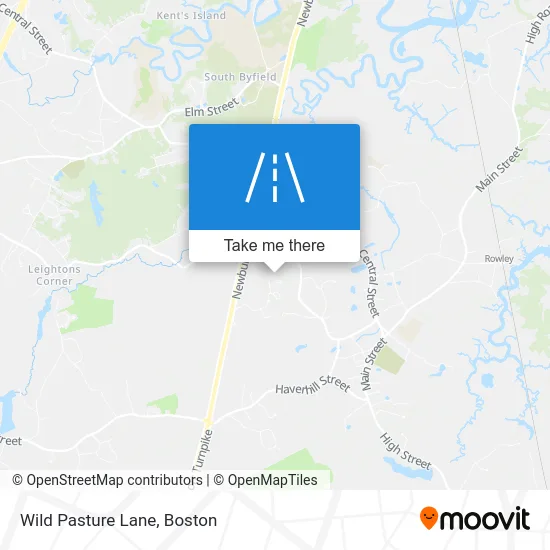 Wild Pasture Lane map