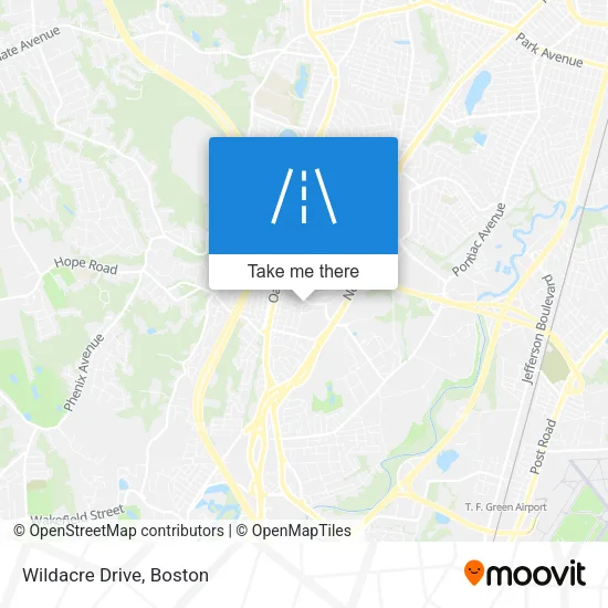 Wildacre Drive map