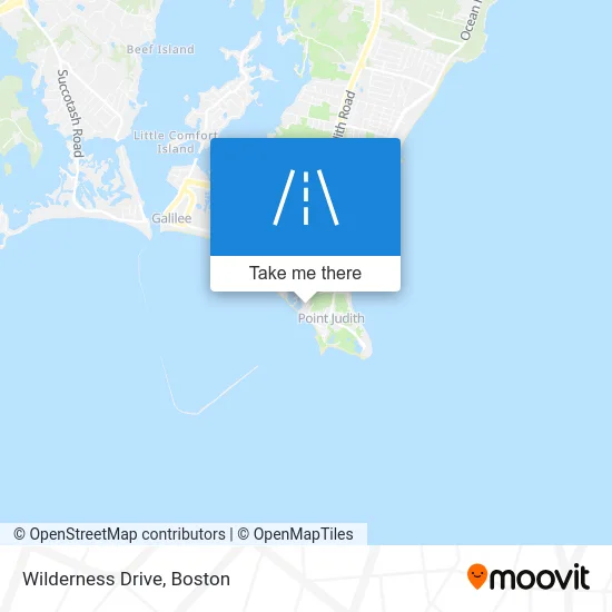 Wilderness Drive map