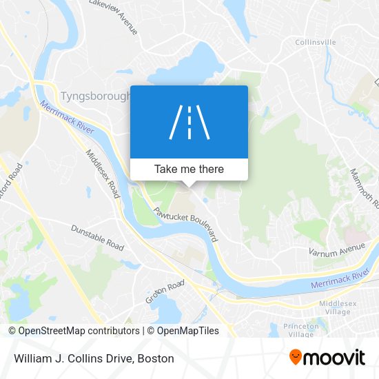 William J. Collins Drive map
