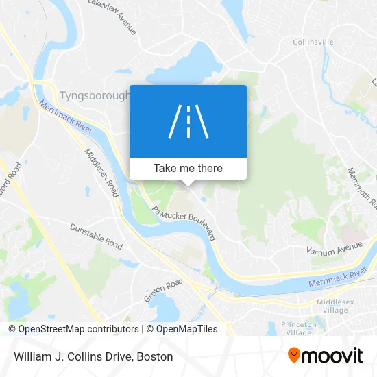 William J. Collins Drive map
