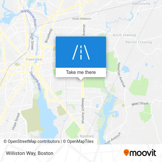 Williston Way map