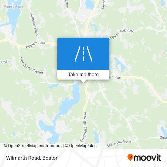 Wilmarth Road map
