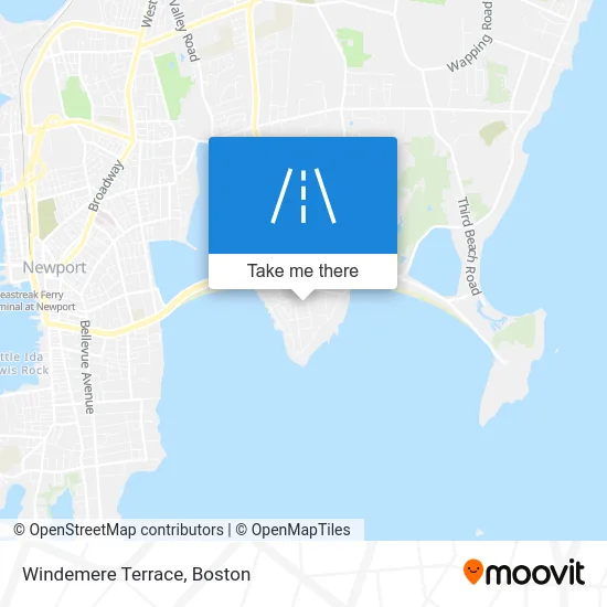 Windemere Terrace map