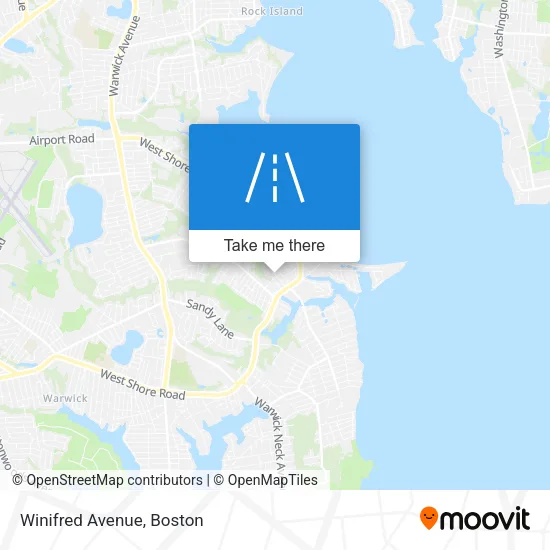 Mapa de Winifred Avenue