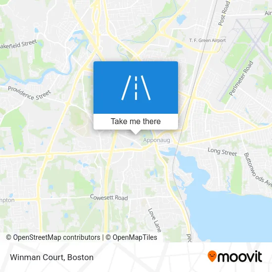 Winman Court map