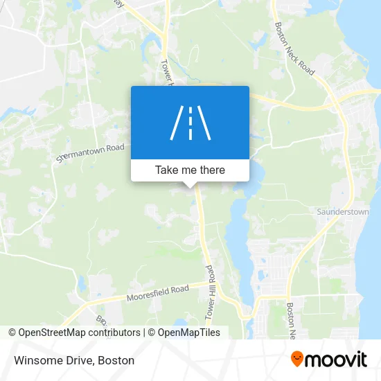 Winsome Drive map