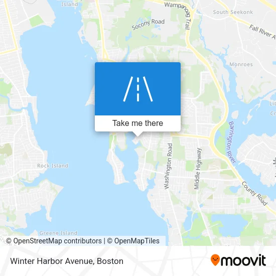 Winter Harbor Avenue map