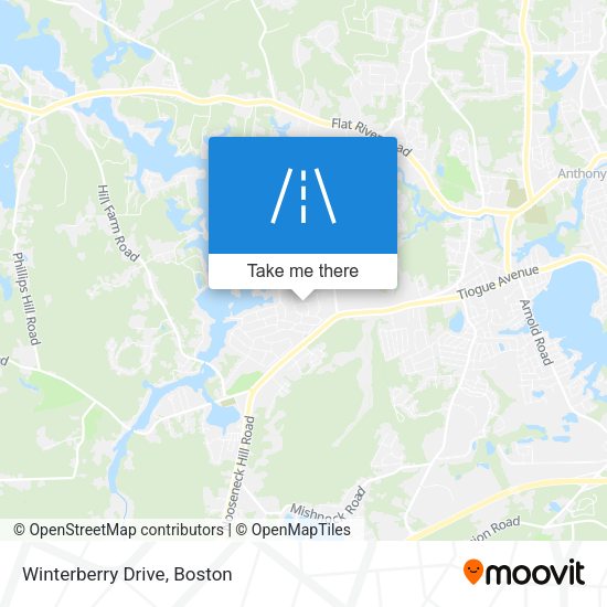 Mapa de Winterberry Drive