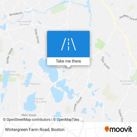 Wintergreen Farm Road map