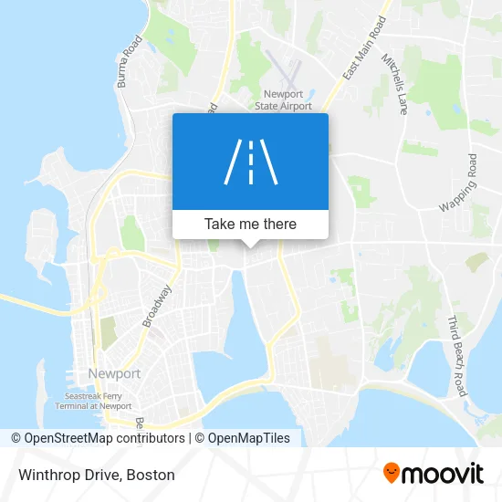 Winthrop Drive map