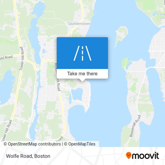 Mapa de Wolfe Road