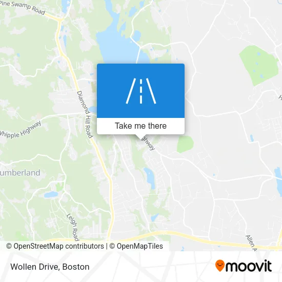 Wollen Drive map