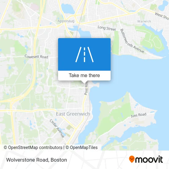 Wolverstone Road map