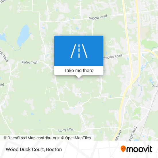 Wood Duck Court map