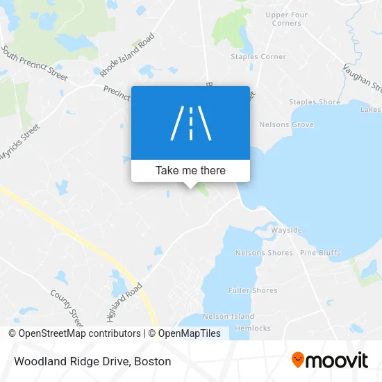 Woodland Ridge Drive map