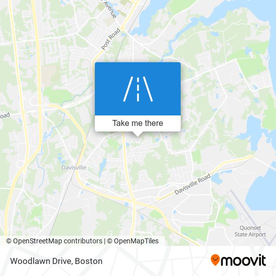 Mapa de Woodlawn Drive