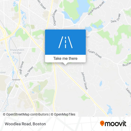 Mapa de Woodlea Road
