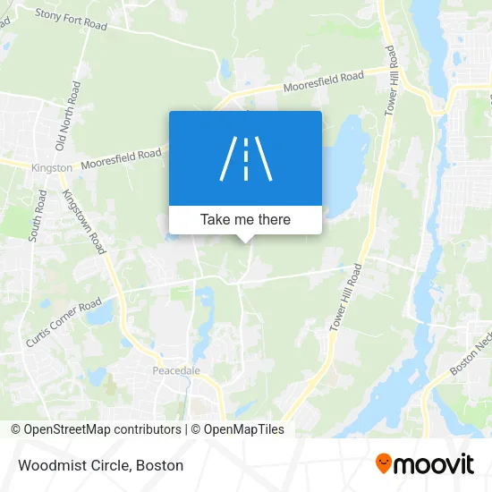 Woodmist Circle map