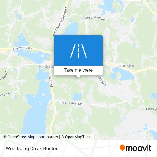 Woodsong Drive map