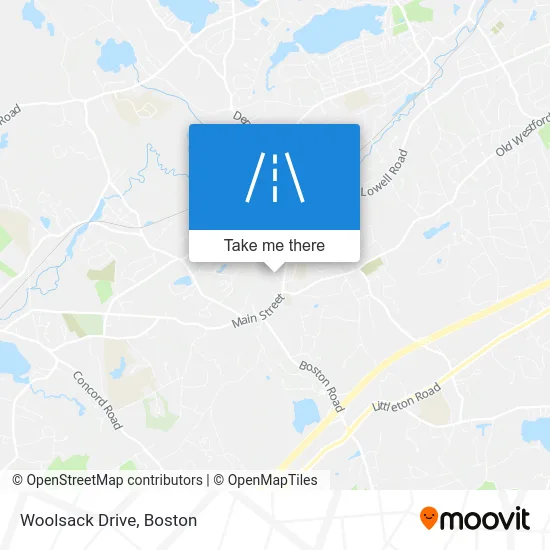 Woolsack Drive map
