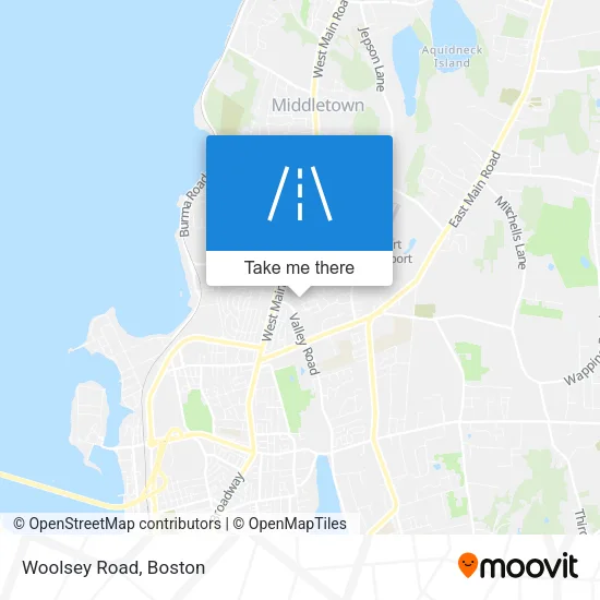 Woolsey Road map