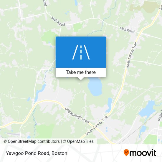 Mapa de Yawgoo Pond Road