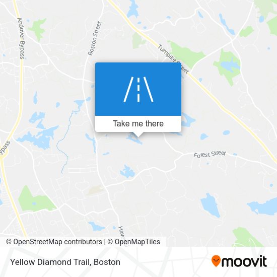 Yellow Diamond Trail map