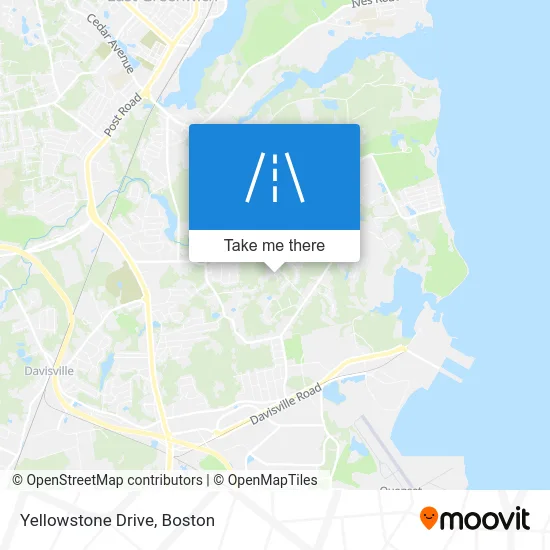 Yellowstone Drive map