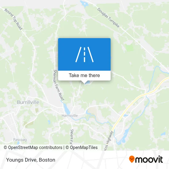 Youngs Drive map