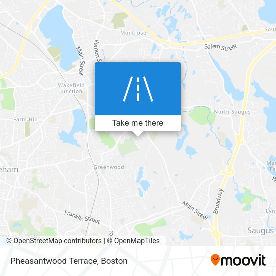Mapa de Pheasantwood Terrace