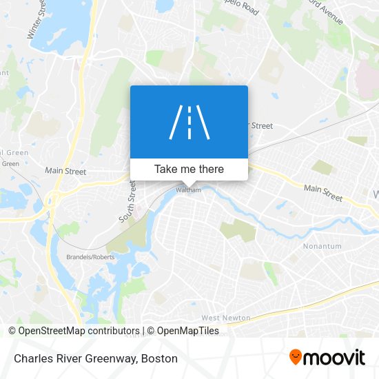 Charles River Greenway map