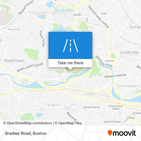 Mapa de Bradlee Road