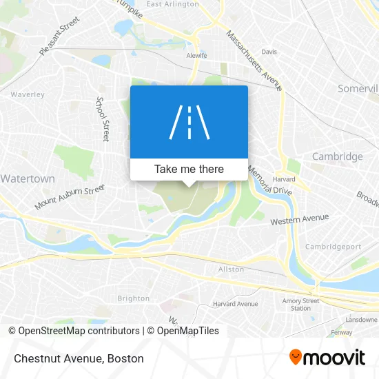 Chestnut Avenue map