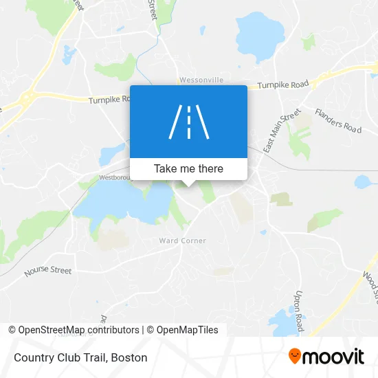 Country Club Trail map