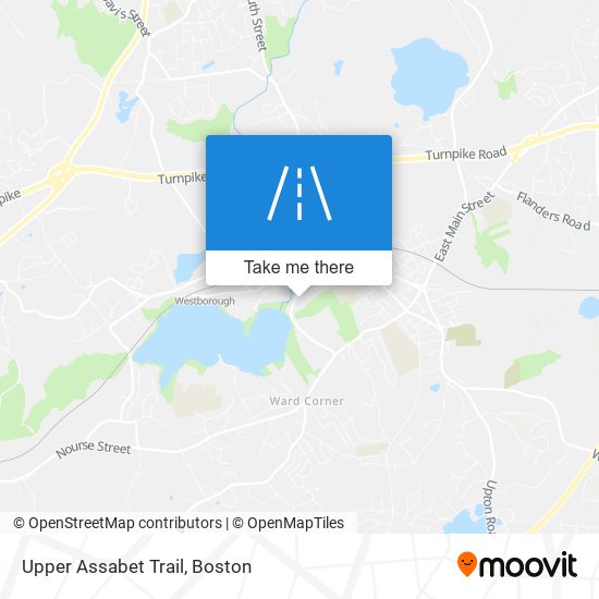 Upper Assabet Trail map