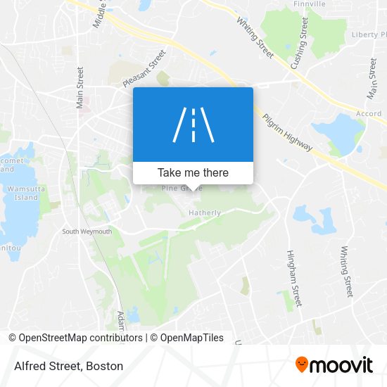 Mapa de Alfred Street