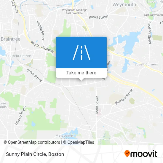 Sunny Plain Circle map