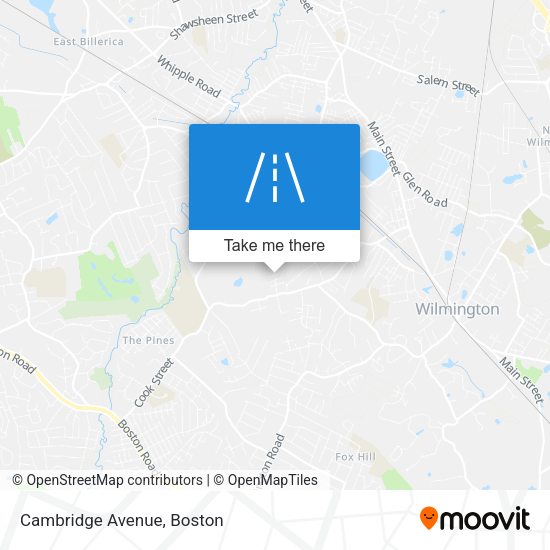 Mapa de Cambridge Avenue