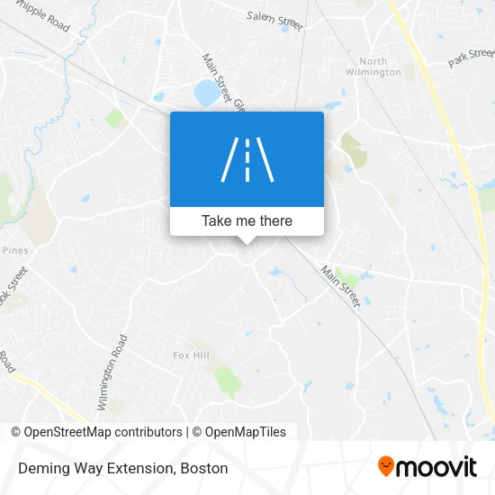 Deming Way Extension map