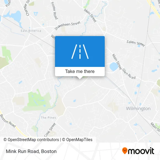 Mink Run Road map