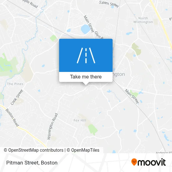 Pitman Street map