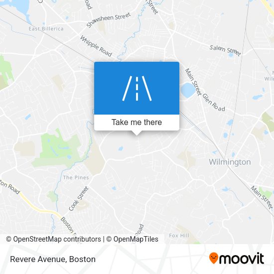 Mapa de Revere Avenue