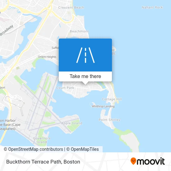 Buckthorn Terrace Path map
