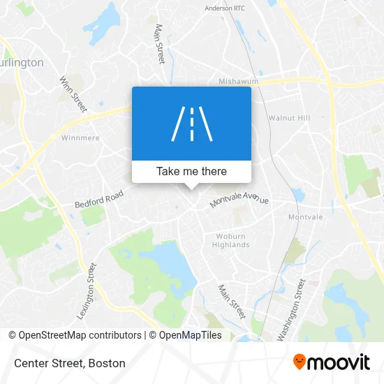 Center Street map