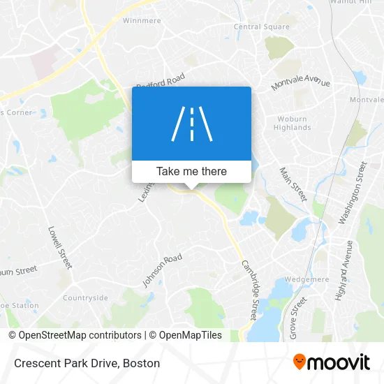 Mapa de Crescent Park Drive