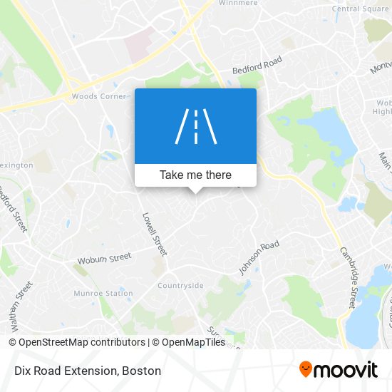 Mapa de Dix Road Extension