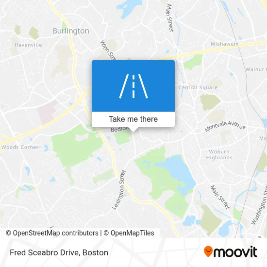 Fred Sceabro Drive map