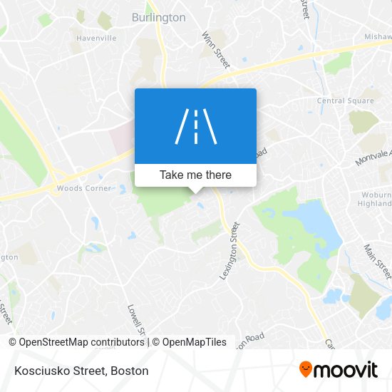 Mapa de Kosciusko Street